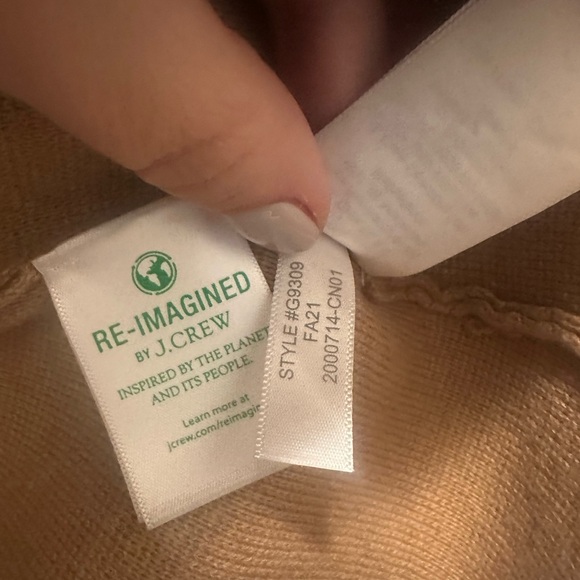 J. Crew Tan Women's Sweater Blazer - Picture 6 of 8